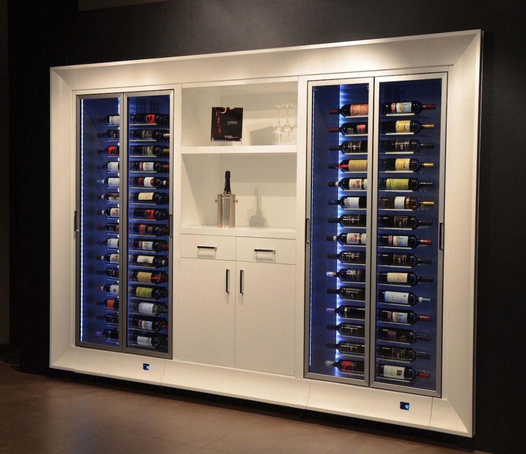 Free standing wine walls Wines Cellar