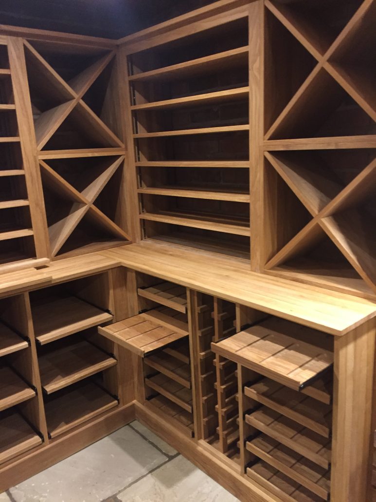 Traditional Bespoke Wine Cellar for your Vintages Wines Cellar