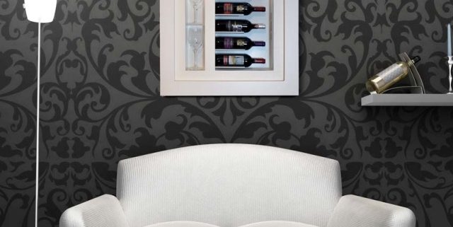 in-wall-wine-display